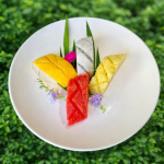 Tropical fresh fruit platter
